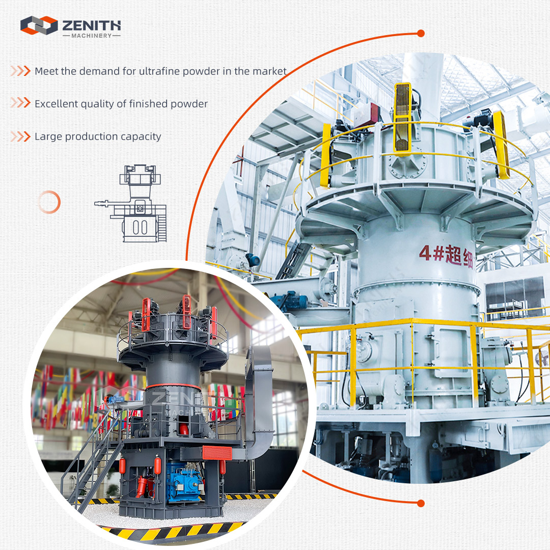 Zenith LM220K vertical roller mill control panel with touchscreen interface